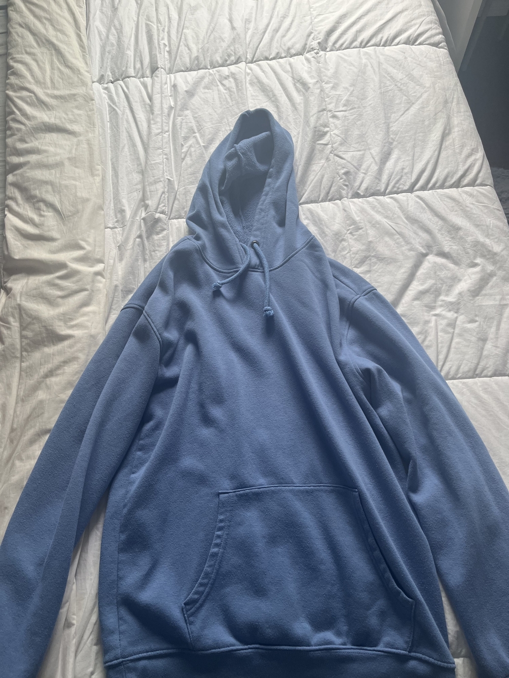 George Light Blue Men's Pullover Hoodie